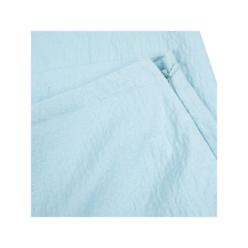 Talbots Turquoise Patterned Pixie Pants Size 14 - image 2